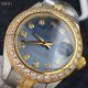 Perfect Replica Rolex Datejust Diamond Markers Blue Dial All Gold Case 28mm Women's Watch (5)_th.jpg